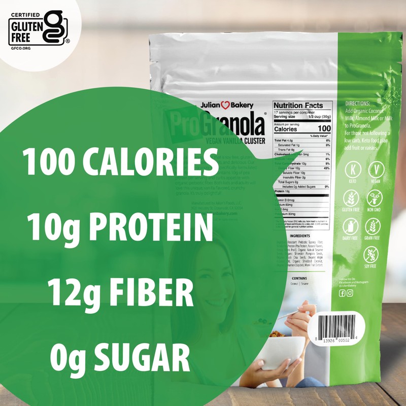 Julian Bakery® ProGranola® Cereal | Vegan | Vanilla Cluster (3)