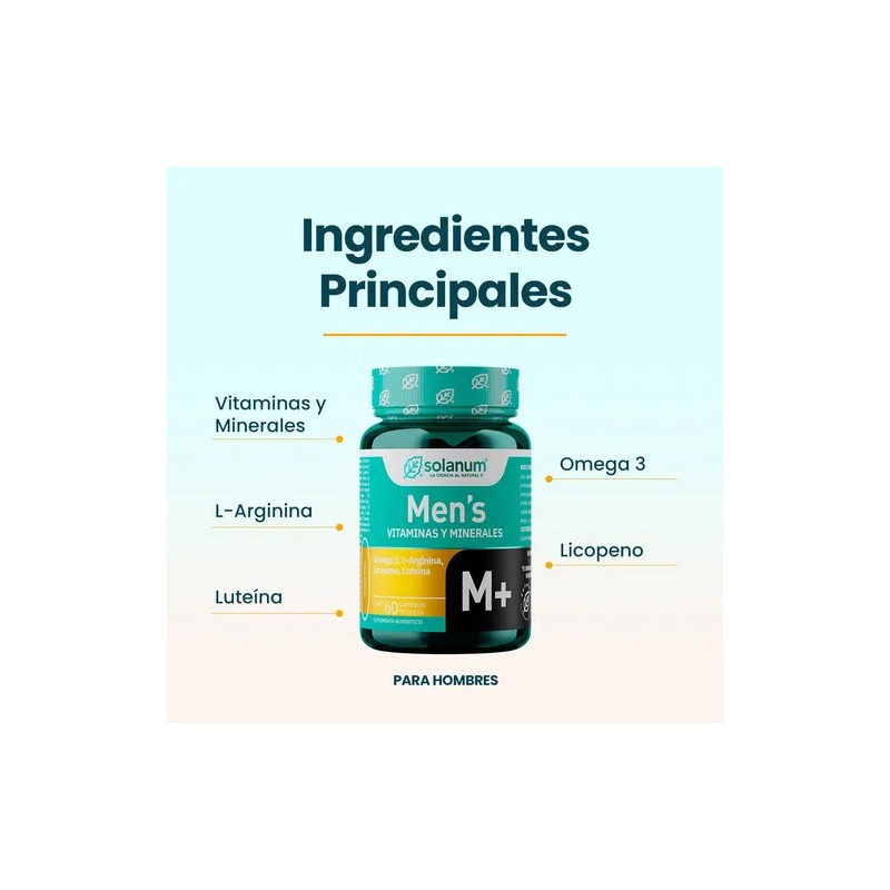 Threepack Solanum Con Omega 3, Complejo B Y Vitamina C