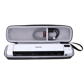 XANAD Black Case for Brother DS-640 or DS-740D or DS-940DW or DS-720D or Doxie Go SE Wireless Document Photo Scanner