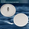 Midanya Round Rainfall Shower Head High Pressure Stainless Steel Waterfall