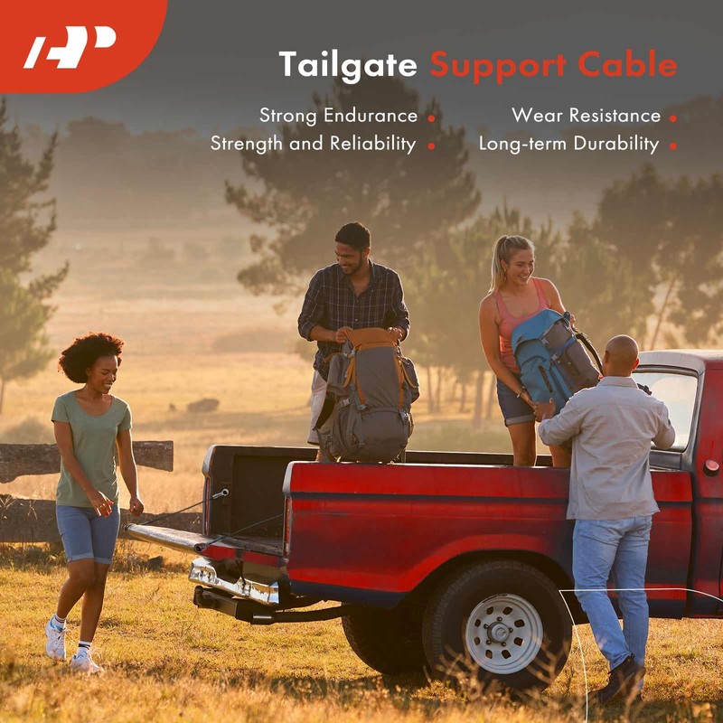 A-Premium Tailgate Support Cable Compatible with Honda Ridgeline 2006-2014, 16
