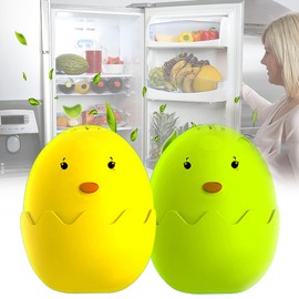 CXAFQ Fridge Deodoriser Two Pack, Beautiful Shape, Small and Exquisite, Convenient to Use, Only Place in the Fridge Can Make Your Fridge No Smell, Kitchen Essential Supplies