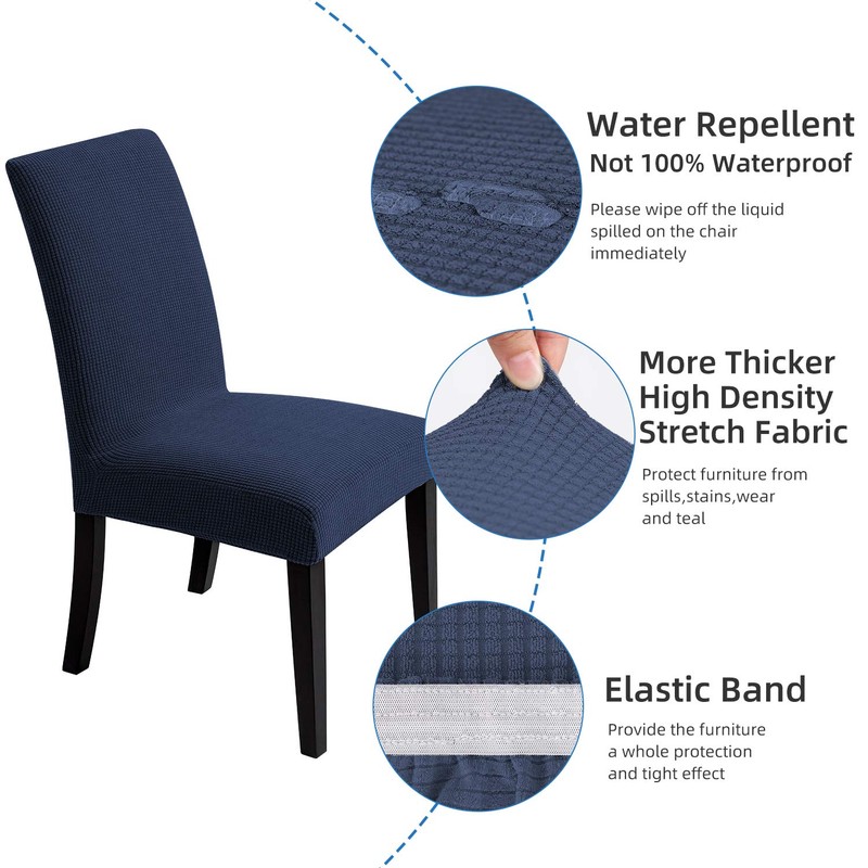 Chair Covers for Dining Room - Stretch Chair Slipcovers for