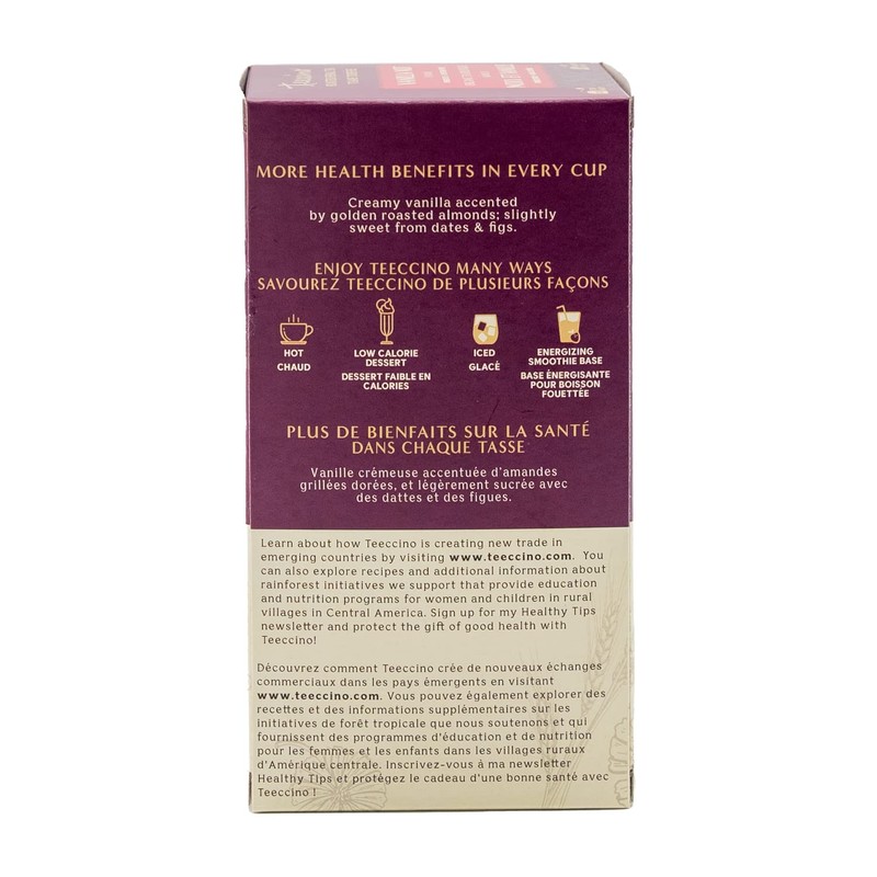 Teeccino Herbal Tea – Vanilla Nut – Rich & Roasted