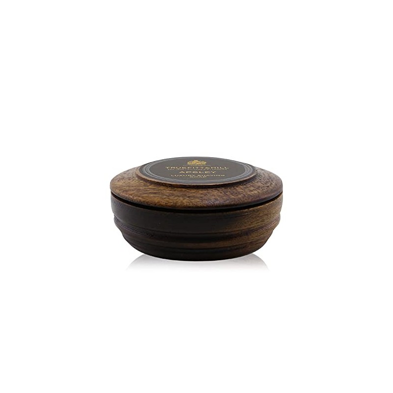 Truefitt & Hill Apsley Luxury Shaving Soap in Wooden Bowl,