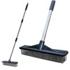 Heavy Duty Wire Push Broom Brush, 15.7" Stainless Steel Bristle