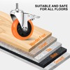 Stem Casters Heavy Duty Swivel Threaded Stem Caster Wheels with