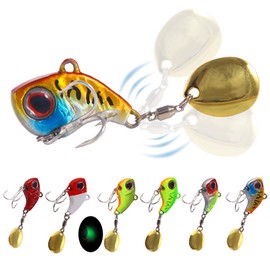 6PCS 13g Spinning Bait Artificial Bait Spinner Bait Spinner Bait Spin Buddy Artificial Bait Fishing Lure Fishing Hooks
