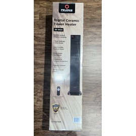 Pelonis 30 in. 1500 Watt Digital Tower Ceramic Heater W/Remote BRAND NEW