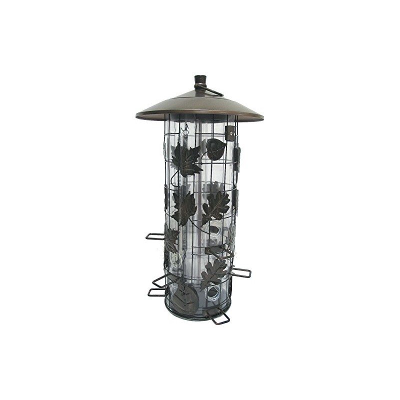 Perky-Pet Wild Bird 8 lb. Metal/Plastic Bird Feeder 9 Ports