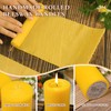 3 Pack Beeswax Pillar Candles Set,100 Hours All Natural Beeswax