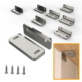 Cabinet Magnets, Magnetic Door Catch, Ultra Thin Magnetic Drawer Catch for Cabinet, Drawer, Wardrobe, Storage Cabine (White 8PCS)