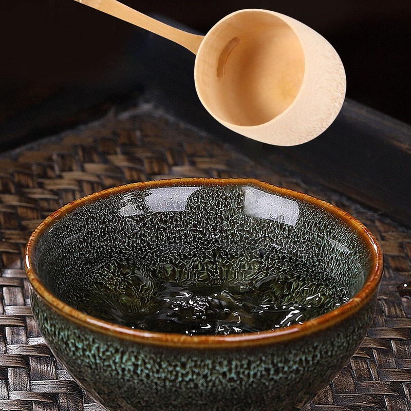 Natural hishaku water ladle Bamboo Japanese Water Ladle Handmade Long