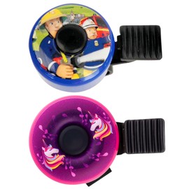 JSTHHTT 2 pcs Bike Bell, Kids Bike Accessories, Mini Bicycle Bell for Kids Adults, Boys & Girls, Bicycle Bell with Loud Crisp Clear Sound for Road and Mountain Bike Ring Bell