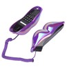 Zunate Electroplate Creative Lip Telephone, Fashionable Funny Multi-Functional Desktop Landline