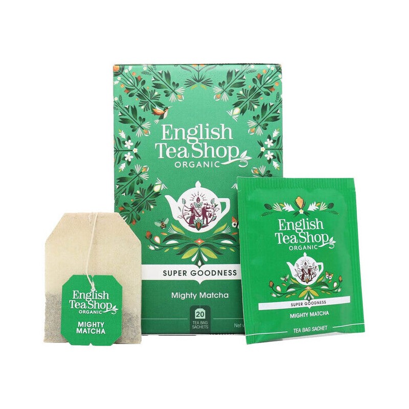 English Tea Shop Mighty Matcha Tea, 20 Tea Bags