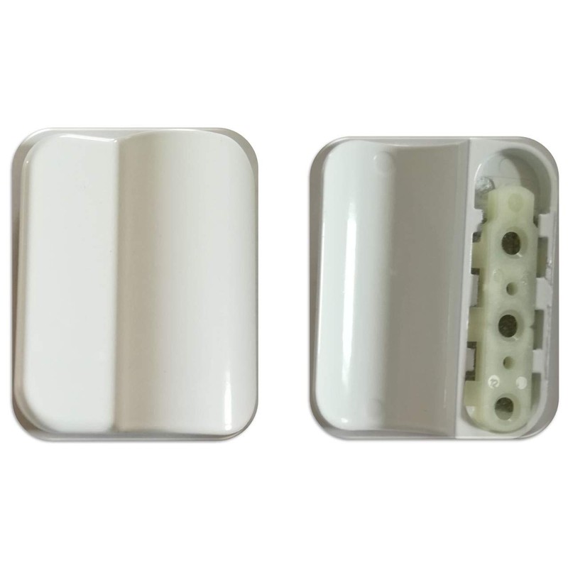 Balcony Door Handle Aluminium in White or Black + Roto