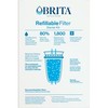 Brita Refillable Water Filtration Starter Kit with 1 Reusable Filter