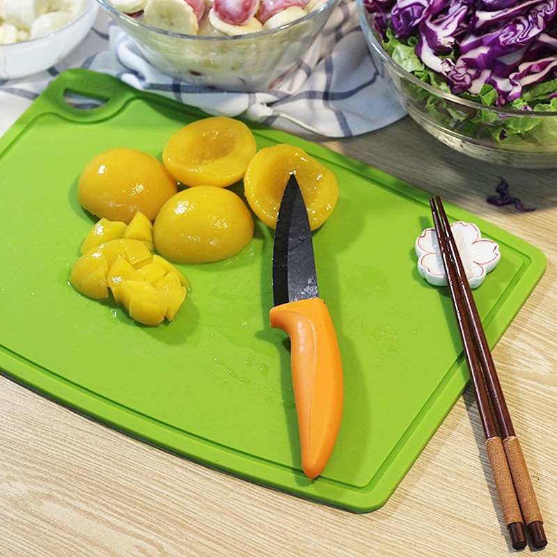 Liflicon Thick Cutting Boards for Kitchen Silicone Chopping Board Set