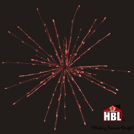 Holiday Bright Lights LED 24" Indoor/Outdoor 3D Radiant Blast - Red/Red
