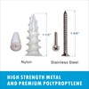Self Drilling Plastic Dry Wall Wall Anchors with Screws Assortment