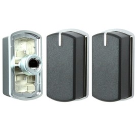 Spares2go Control Switch Knobs for Belling Oven Cooker Hob (Pack of 3, Silver/Black)