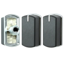 Spares2go Control Switch Knobs for Belling Oven Cooker Hob (Pack of 3, Silver/Black)