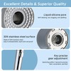 10-Function High Pressure Handheld Shower Head with Filter Built-in Pause