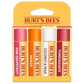 Burt's Bees Bálsamo Labial Sabor a Frutas - Superfruit Lipbalm - Pack x4