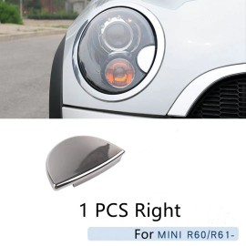 Maxhanest MINI COOPER 2008-2014 HEADLIGHT WASHER FLAP CHROME PASSENGER RIGHT SIDE US