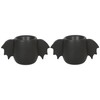 Bat Wing Egg Cups Set - Black Egg Holders, Quirky