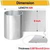 Vigorous 6in x 50ft Aluminum Flashing, 0.2mm Waterproof Metal Roofing