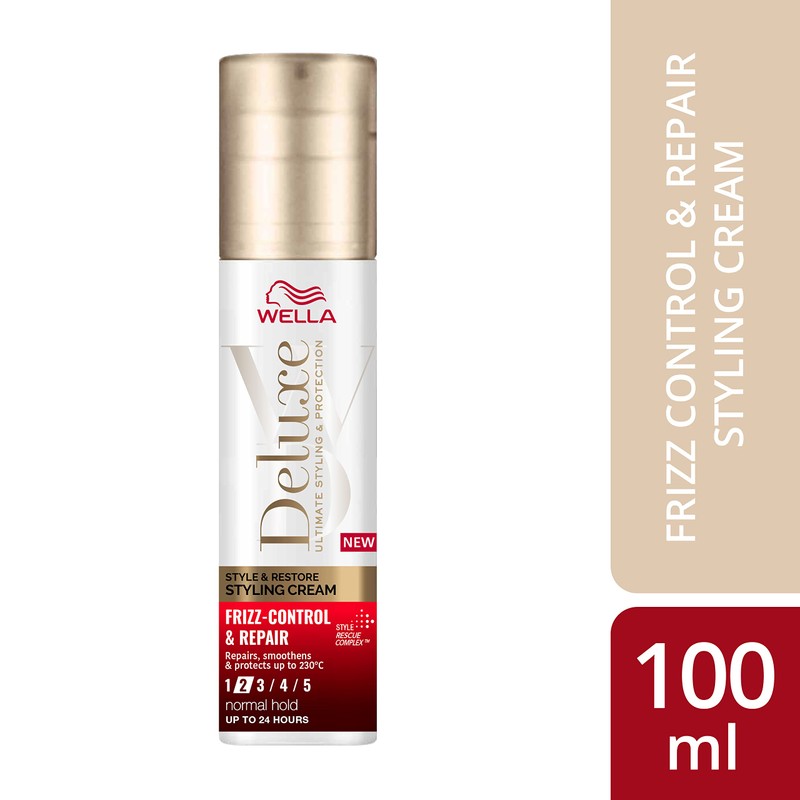 Wella Deluxe Frizz Control & Repair Styling Cream, 100ml