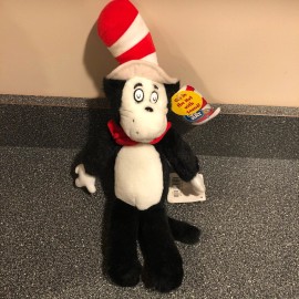 APPLAUSE DR SEUSS CAT IN THE HAT 14” PLUSH WITH SOUND New With Tag Universal