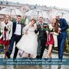 10 Pack Clear Wedding Umbrellas Auto Open Windproof Clear Umbrella