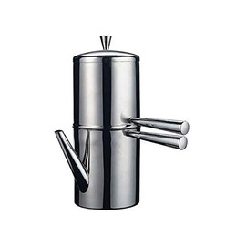 Ilsa Stainless Steel Neapolitan Coffee Maker with Spout, 6 Cup