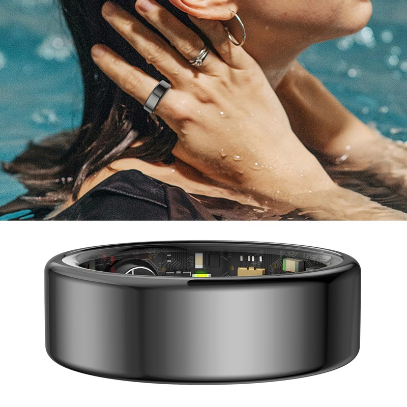 Smart Ring for Android and iOS, Waterproof Portable Fitness Rings