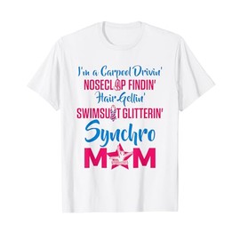 Synchronized Swimming Synchro Mom T-Shirt