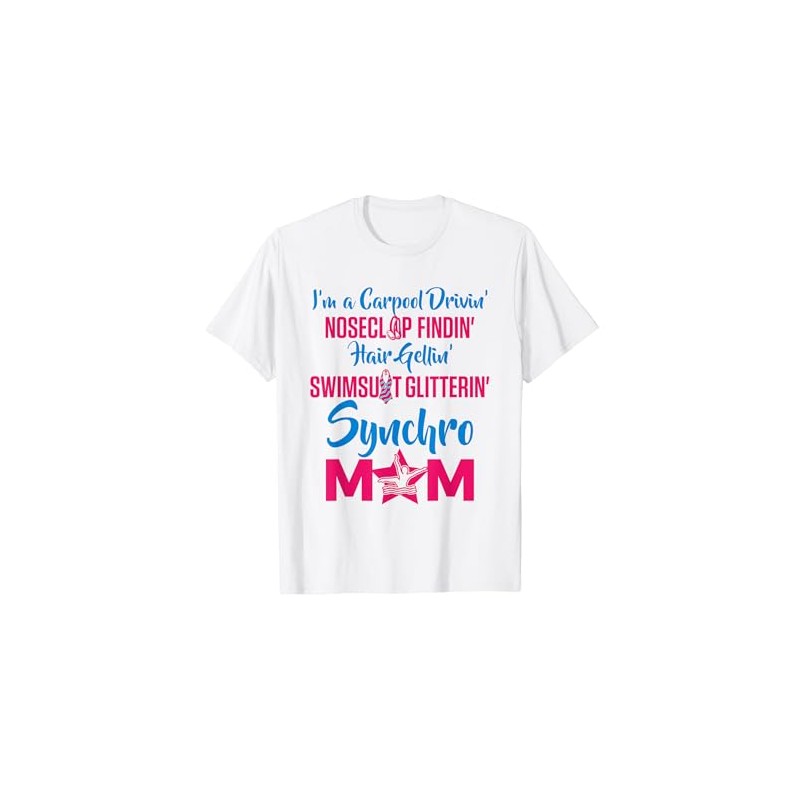 Synchronized Swimming Synchro Mom T-Shirt