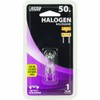 Feit Electric BPQ50/8.6/RP 50-Watt T4 JCD Halogen Bulb with Bi-Pin
