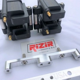 RiziR CNC IGN1A Holley AEM Firecore Accel PROEFI Smart Coil Bracket Mounts USA! QTY 1 4Cyl
