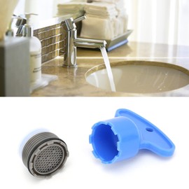 Garosa Aireador de grifo Roscas Masculinas Grifo de Ahorro de Agua Aireador Grifo Incorporado Bubbler Fregadero para Cocina Baño(M18.5)