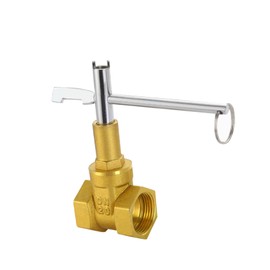 DOITOOL Simple inside Triangle Keys Durable Water Meter Spanner 4 Pack Corrosion Resistant