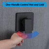 HAMOLER Single Handle Tub Shower Valve Mixer Single Function Shower