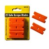 Mini Razor Blade Scraper with 25 Plastic Double Edged Razor