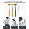 QLEUIFT 4 pcs Back Scratcher, Stainless Steel Telescopic Back Scratcher,