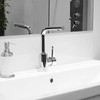 NOIAFZY 8 Pieces Pack Plastic Chrome Plated Circular Drainage Cover