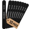Professional Nail Files 10 Pack Double Sided 100/180 Grit Washable