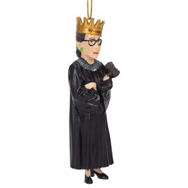 Kurt S. Adler Ruth Bader Ginsburg Resin Christmas Ornament H3048 New