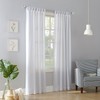 No. 918 Trevor Semi Sheer Tab Top Curtain Panel, 40"